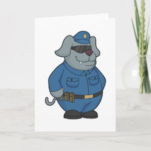 Hond Politieagent Politie Kaart