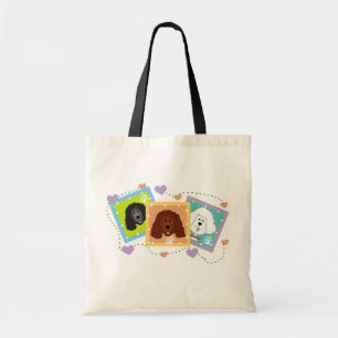 Hond portretten Tshirts en geschenken Tote Bag