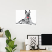 hond poster (Thuiskantoor)