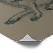 Hond. Potloodtekening. Poster (Hoek)