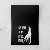 Hond | Prettig Kerstfeest Dogge Feestdagen Kaart (Binnen)