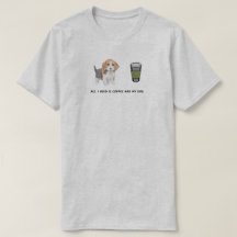 Hond puppy koffie thee liefhebbers schattig