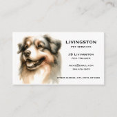 Hond QR-code visitekaartjes (Voorkant)