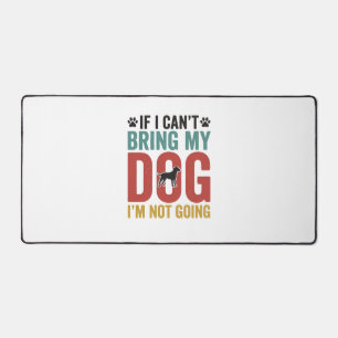 Hond Quote Vintage Vector Als ik mijn hond niet ka Bureaumat