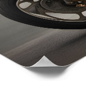 Hond Rijden fiets Poster (Hoek)