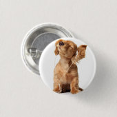 hond ronde button 3,2 cm (Voorkant /achterkant)