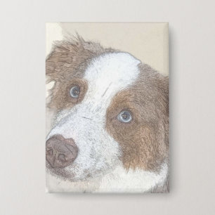 Hond, rust, huisdier button