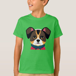 HOND SCHATTIGE T-SHIRT