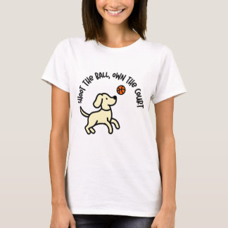 HOND SCHIET DE BAL VAN DE MAND T-SHIRT