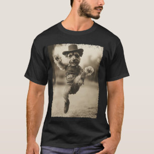 Hond Schnauzer Grappige Cowboy T-shirt