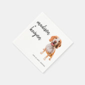 Hond servetten bruiloft (Hoek)