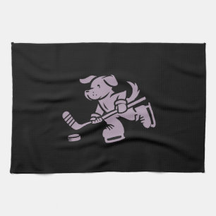 Hond Silhouet Golden Retriever Labrador Hockey   Theedoek