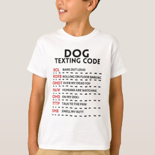Hond Sms'en Code T-shirt