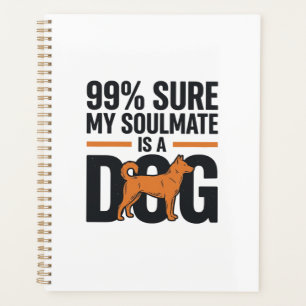 Hond Soulmate Grappige Vintage Gravure T-Shirt Ont Planner