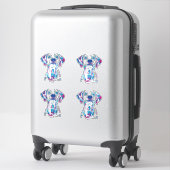 Hond Sticker (Koffer)