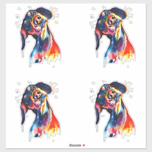 Hond Sticker (Vel)