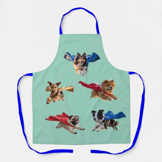 Hond Superheld Schort (Voorkant)