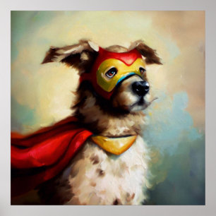 Hond Superhero Poster