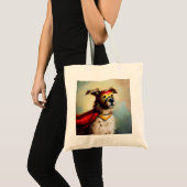 Hond Superhero Tote Bag (Voorkant (product))