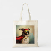 Hond Superhero Tote Bag (Achterkant)