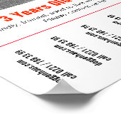 hond te koop flyer sjabloon poster (Hoek)