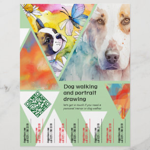 Hond teken Flyers