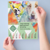 Hond teken Flyers  (Hand)