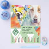 Hond teken Flyers  (Enkel)