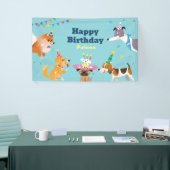 Hond Theme Happy Birthday Banner (Beurs)