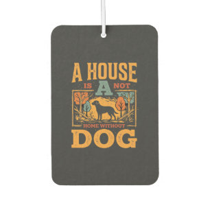 Hond thuis vintage huis luchtverfrisser
