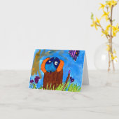 Hond • Tim Albe, veroudert 8 - kaart (Gele Bloem)