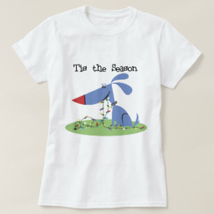 Hond Tis de de T-shirts en Giften van de Vakantie