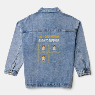 Hond Training Cavalier King Charles Spaniel T-shir Denim Jacket