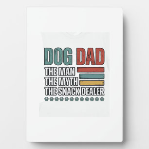 Hond Vader De Snack Dealer Vintage Paw Print Shirt Fotoplaat