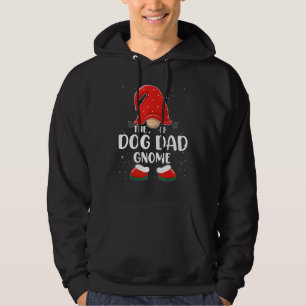 Hond vader Dwerg Buffel Geruit Overeenkomende Fami Hoodie