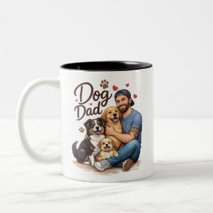 Hond Vader Leven Mok - Grappige koffiekop voor hon