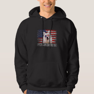hond vader Retro American Eskimo papa's vader Hoodie