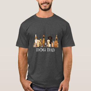 Hond Vader Shirt Hondenvriend Dierentheeshirt