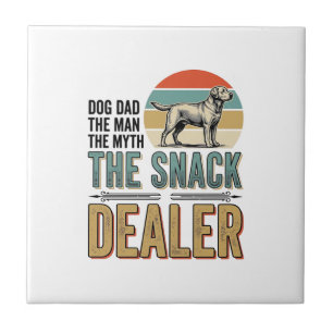 Hond Vader Snack Dealer Vintage Hond Liefhebber Sh Tegeltje