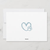 Hond Vader Vaderdag Vanuit Huisdier Foto Feestdagenkaart (Achterkant)