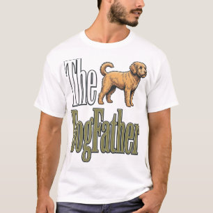 Hond Vader Vintage Gravure Hond Liefhebber Design_ T-shirt