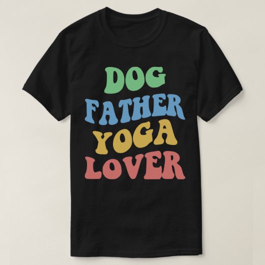 Hond Vader Yoga Lover IV T-shirt (Design voorkant)