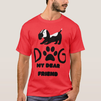 hond van een eierhond t-shirt