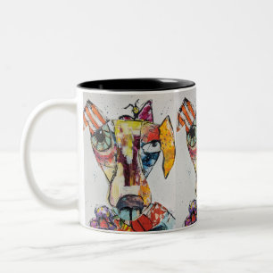 Hond van vele kleuren 11oz mok
