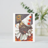  hond verkleed als clown Briefkaart (Staand voorkant)