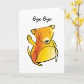 Hond verlaat kaart (Gele Bloem)