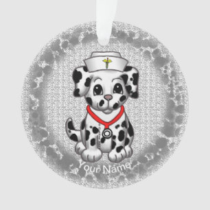 Hond Verpleegster Ornament