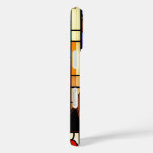 Hond versierd met kleurrijke halsband Case-Mate iPhone case (Achterkant / Rechts)