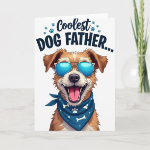Hond Vlieger Zonnebril Vaderdag Kaart