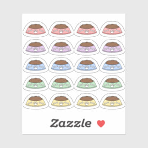 Hond Voer Herinnering Huisdier Voerbak Bujo Planne Sticker